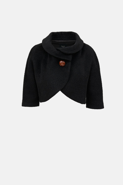 Smythe Cropped Cape Jacket