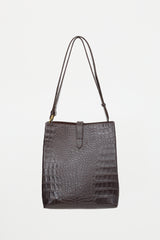 Soeur Embossed Leather Bello Bag