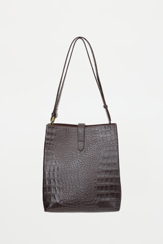 Soeur Embossed Leather Bello Bag