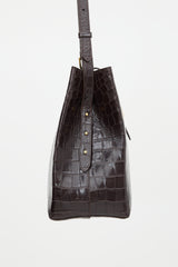 Soeur Embossed Leather Bello Bag