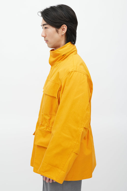 Sofie D'Hoore Orange Hooded Jacket
