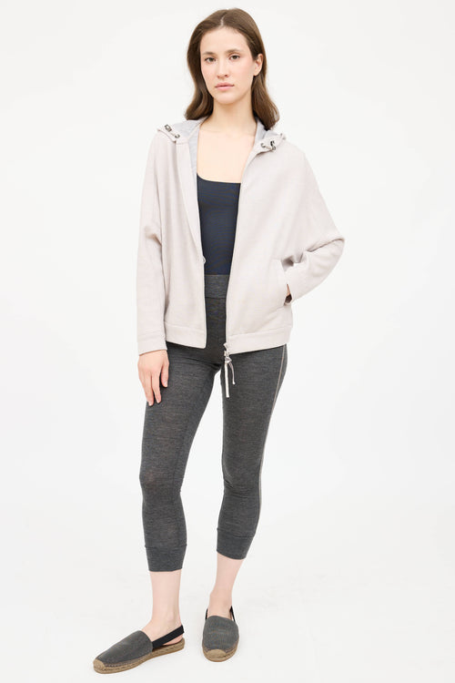 Brunello CucinelliCashmere Zip  Hoodie