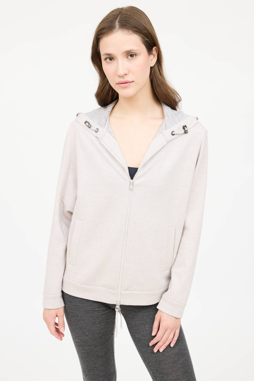 Brunello CucinelliCashmere Zip  Hoodie