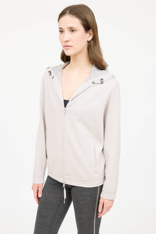 Brunello CucinelliCashmere Zip  Hoodie