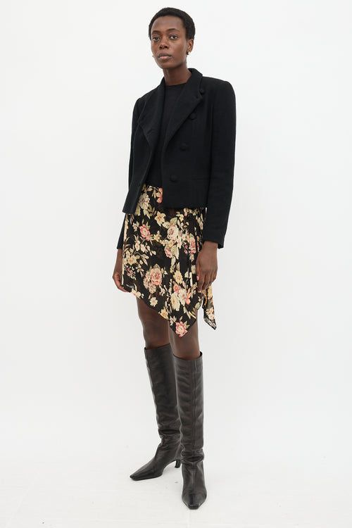 Sonia Rykiel Floral Wrap Skirt