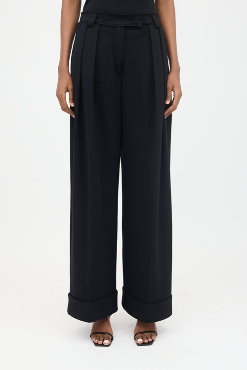 Sonia Rykiel Pleated Wide Leg Trouser