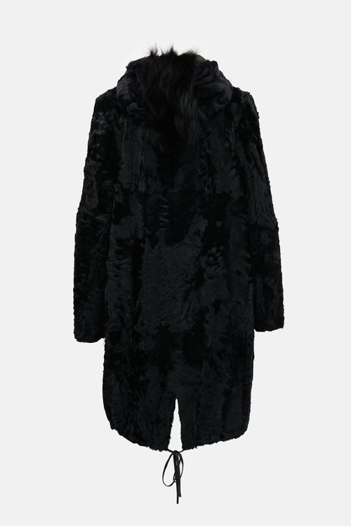 Sonia Speciale Fur Hooded Jacket