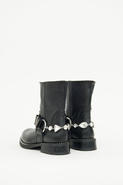 Sophia Webster Black Blake Ankle Boot