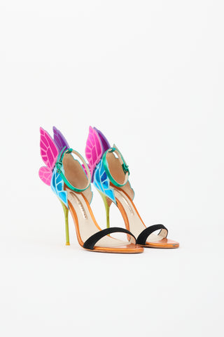 Sophia Webster Metallic Leather Wing Sandal