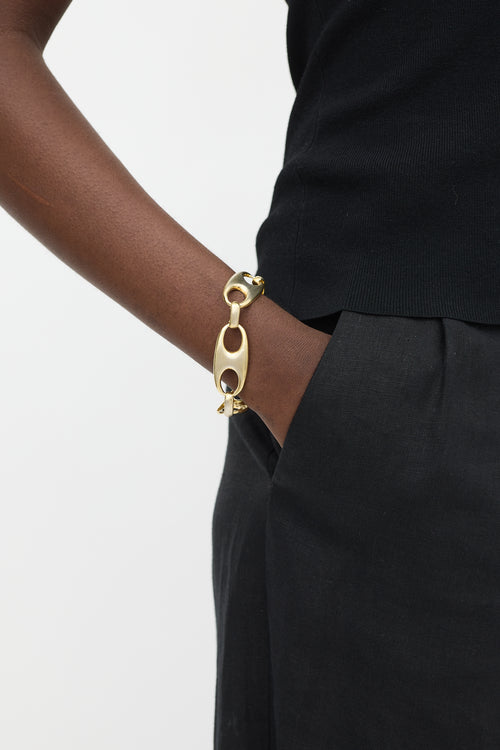 Sophie Buhai 925 Silver & Gold Vermeil Grandfather Chain Bracelet