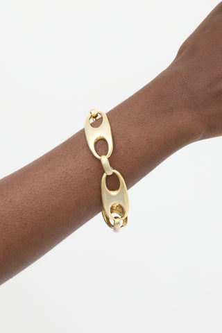 Sophie Buhai 925 Silver & Gold Vermeil Grandfather Chain Bracelet