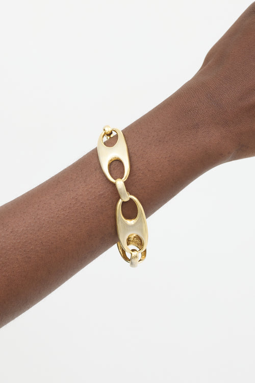 Sophie Buhai 925 Silver & Gold Vermeil Grandfather Chain Bracelet