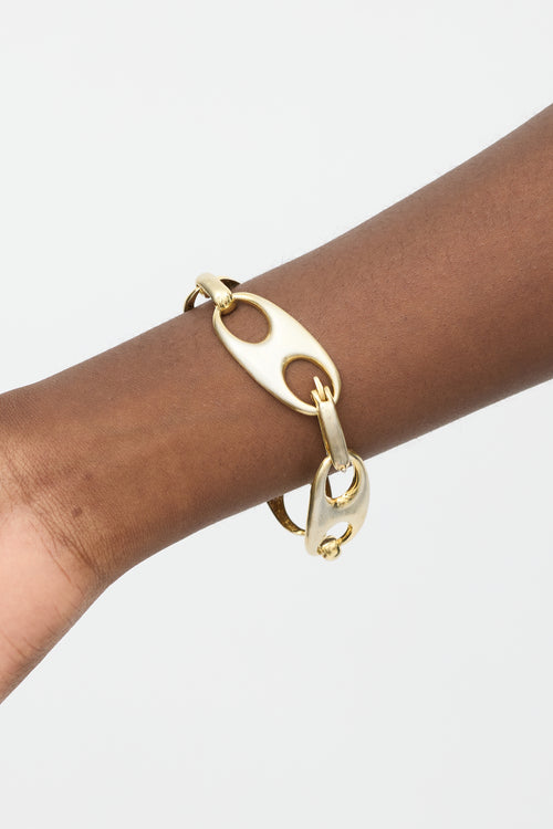 Sophie Buhai 925 Silver & Gold Vermeil Grandfather Chain Bracelet