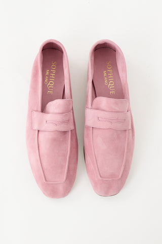Sophique Suede Penny Loafer