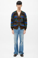 Missoni Brown & Multicolour Mohair Cardigan