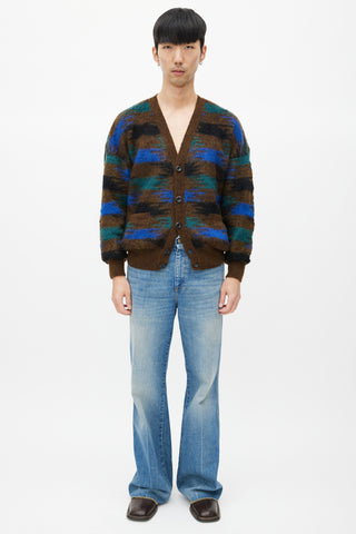 Missoni Brown & Multicolour Mohair Cardigan