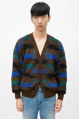 Missoni Brown & Multicolour Mohair Cardigan