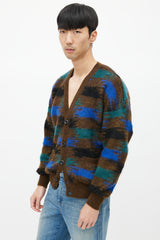 Missoni Brown & Multicolour Mohair Cardigan