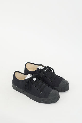 Black Canvas & Rubber Special Low Sneaker