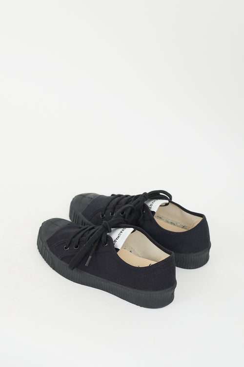 Black Canvas & Rubber Special Low Sneaker