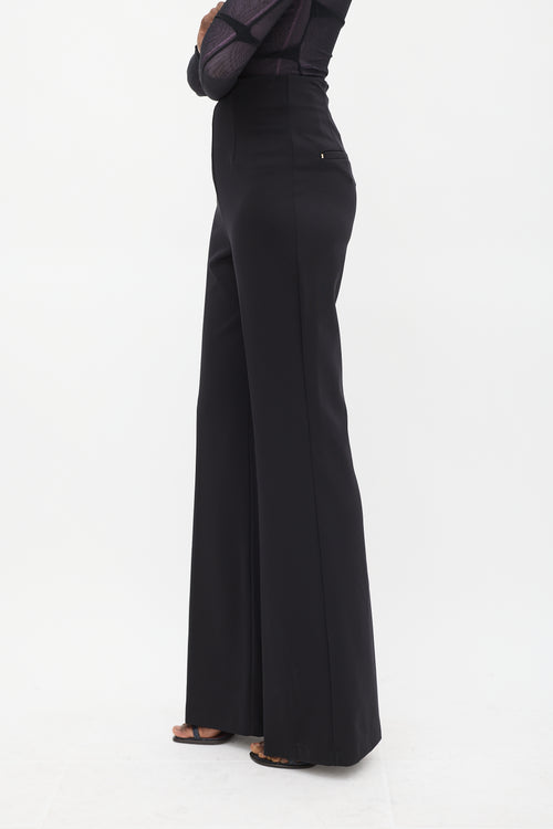 Sportmax Black Flared Pant