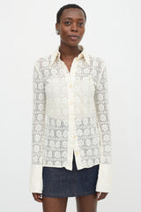 Sportmax Floral Lace Sava Shirt