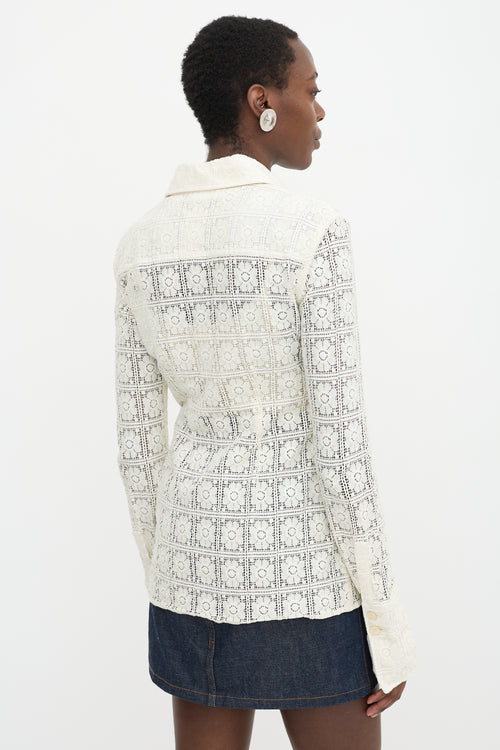 Sportmax Floral Lace Sava Shirt