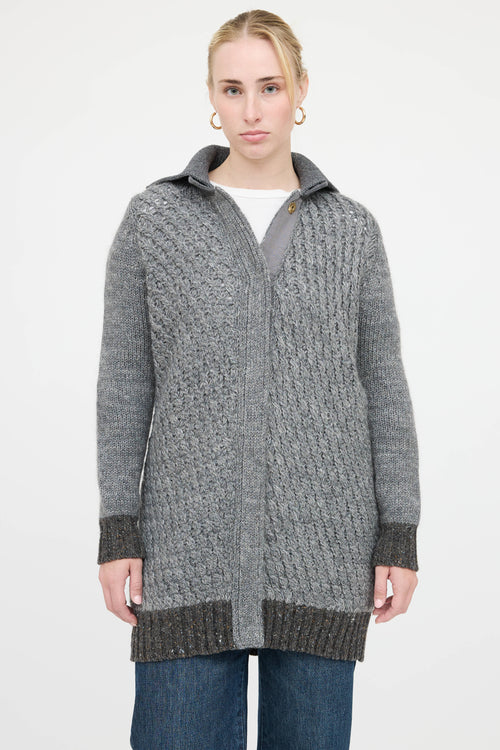 Sportmax Knit Long Cardigan