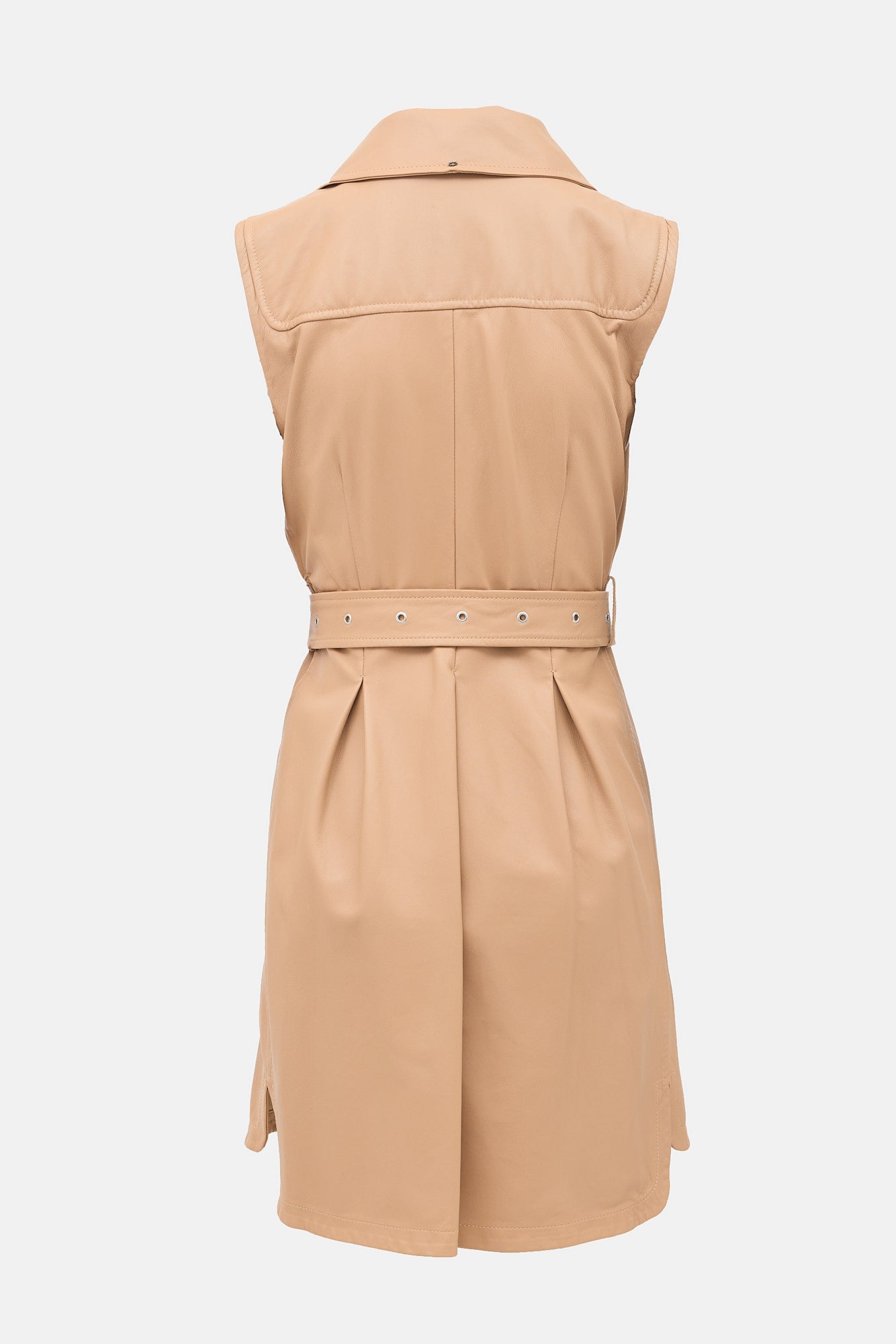 Sportmax // Leather Belted Dionne Dress VSP Consignment Sportmax // Leather Belted Dionne Dress VSP Consignment