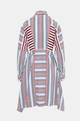 Sportmax Stripe Tie Shirt Dress