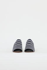Sportmax Striped Sock Mule