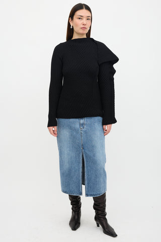 Sportmax Wool Pila Ruffled Sweater