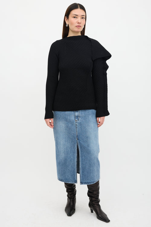 Sportmax Wool Pila Ruffled Sweater