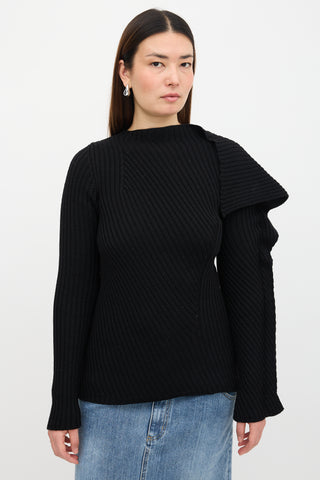 Sportmax Wool Pila Ruffled Sweater