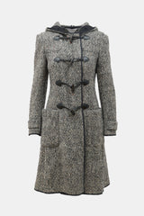 Sportmax Wool Tweed Hooded Coat