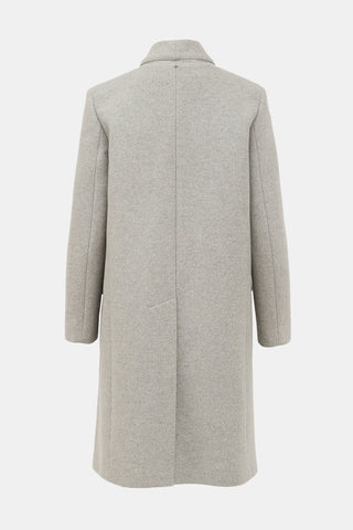 Sportmax Wool Zip Lapel Coat