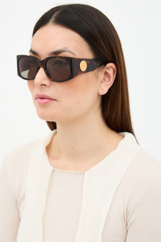 Sporty & Rich Frame N.06 Squared Sunglasses