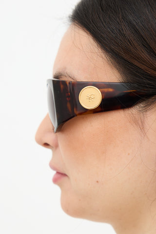 Sporty & Rich Frame N.06 Squared Sunglasses