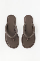 St. Agni Leather Sumi Slide