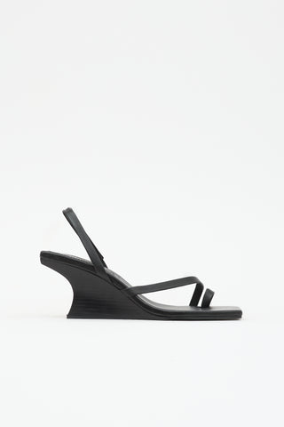 St. Agni Architectural Wedge Sandal