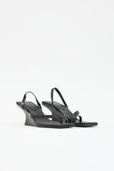 St. Agni Architectural Wedge Sandal