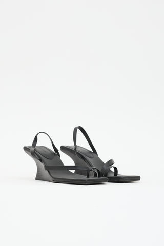 St. Agni Architectural Wedge Sandal