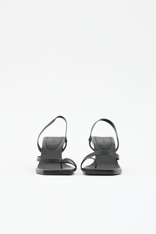 St. Agni Architectural Wedge Sandal
