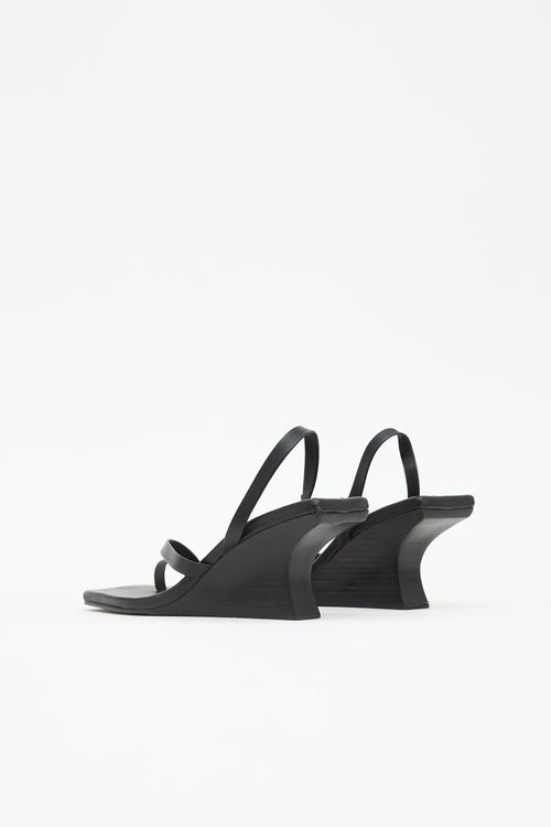 St. Agni Architectural Wedge Sandal