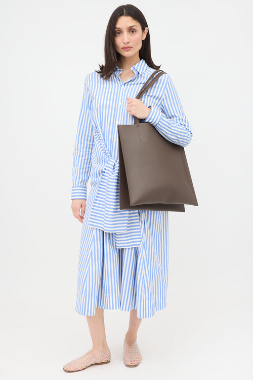 St. Agni Leather Dual Tote Bag