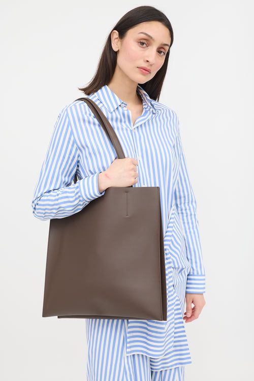 St. Agni Leather Dual Tote Bag