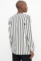 St. Agni Linen Striped Blazer