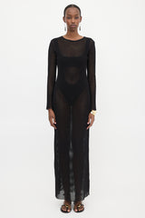 St. Agni Mesh Maxi Dress