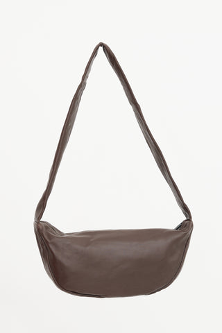 St. Agni Leather Crescent Bag