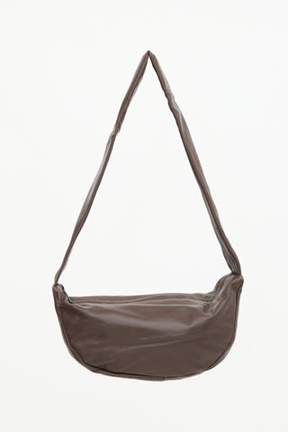 St. Agni Leather Crescent Bag